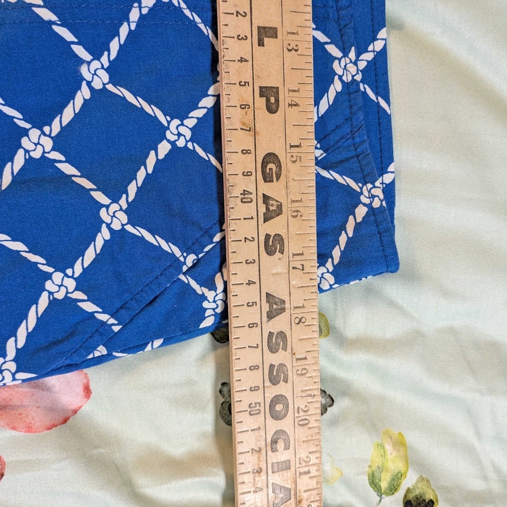 Caribbean Joe Blue Rope-Print Bermuda Shorts - Picture 3 of 4
